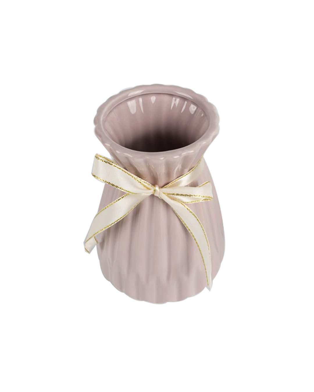 Nordic Vase, Pink, Ceramic - MARKET 99