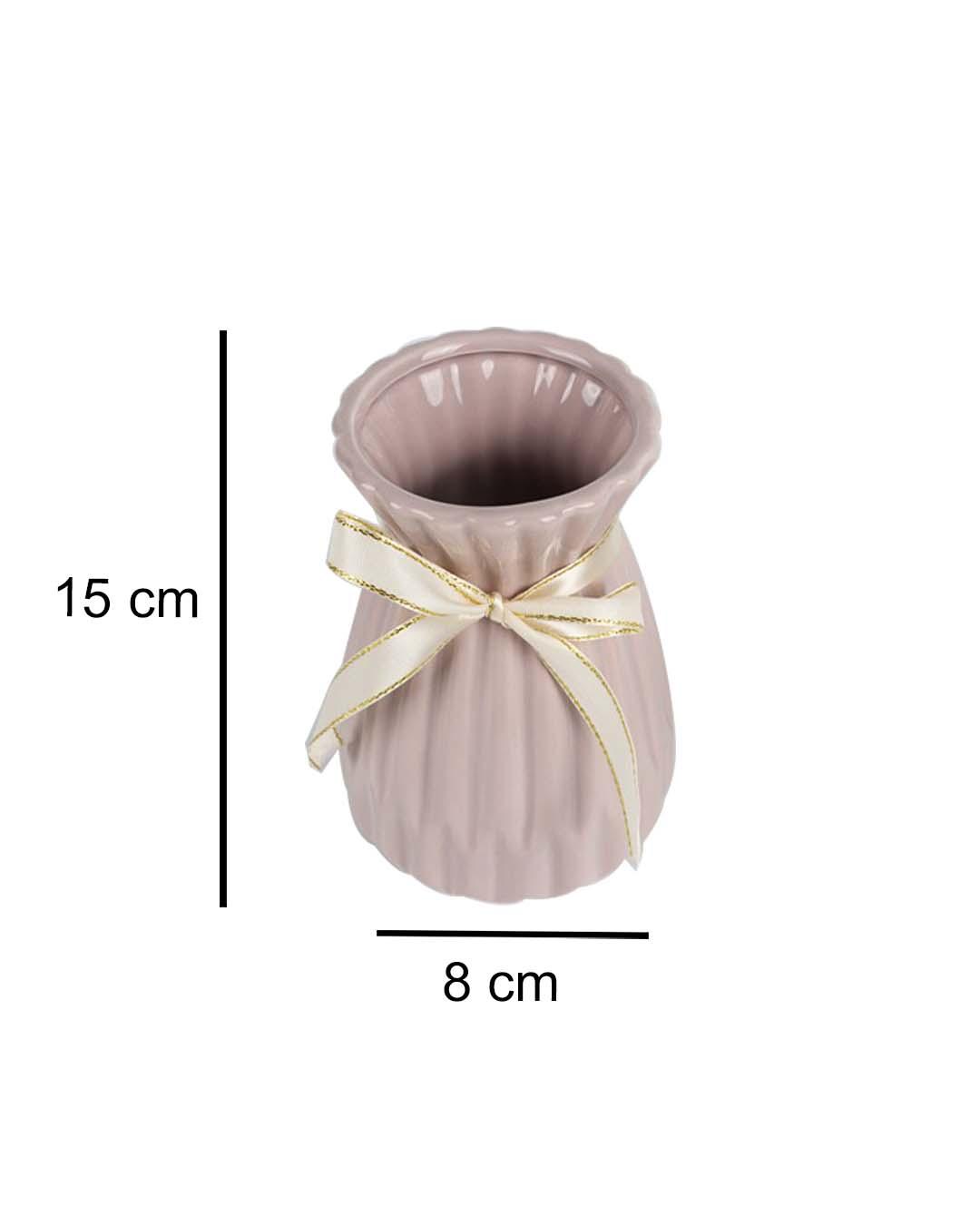 Nordic Vase, Pink, Ceramic - MARKET 99