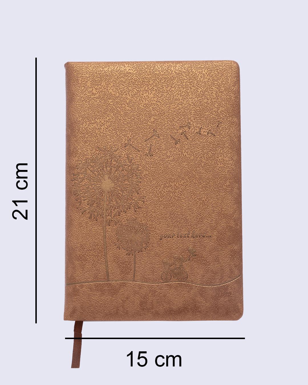 Notebook, Abstract Design, Brown, Paper - MARKET 99