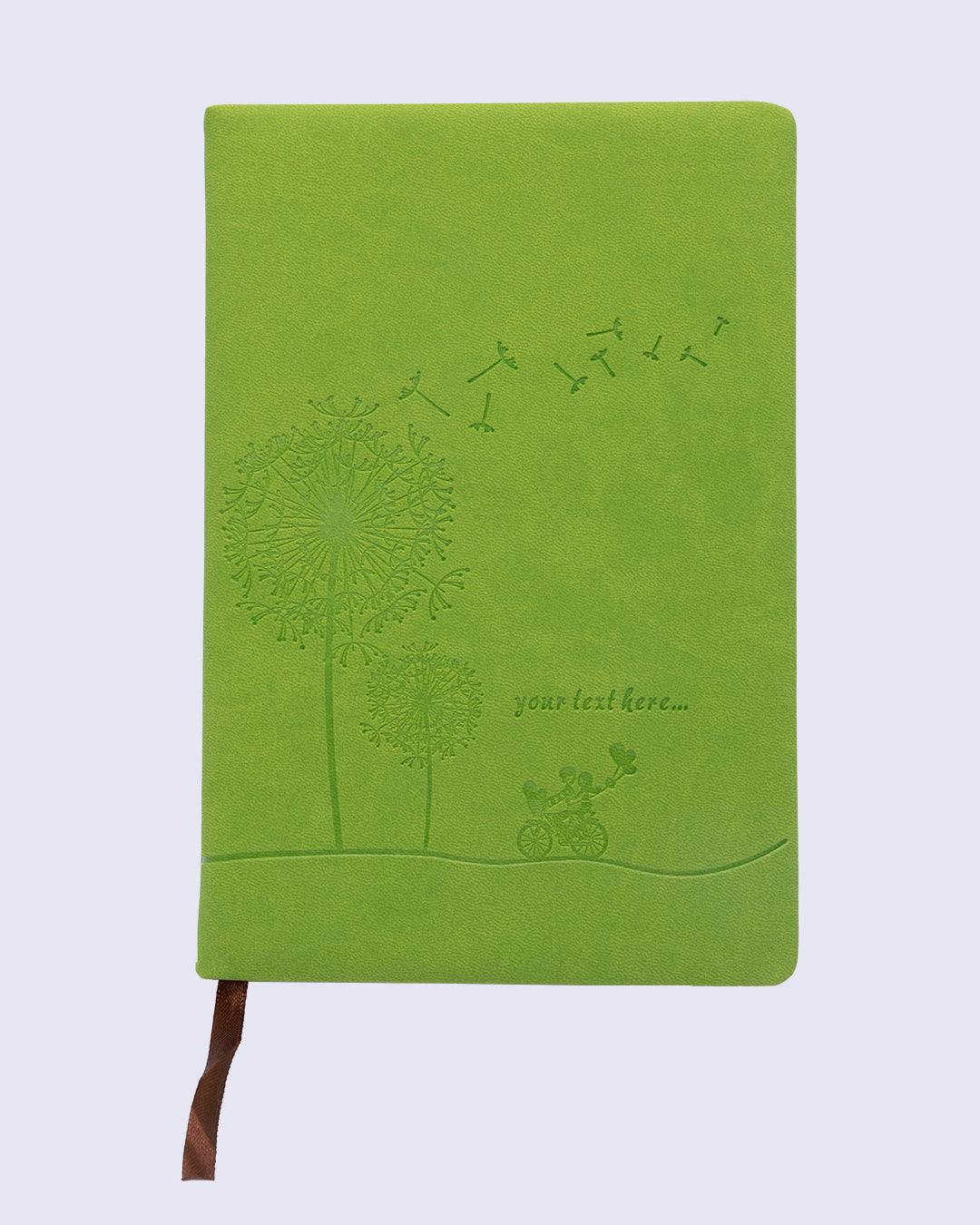 Notebook, Abstract Design, Green, Paper - MARKET 99