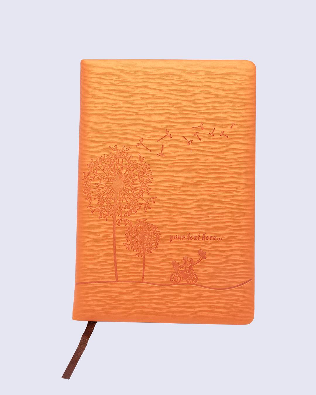 Notebook, Abstract Design, Orange, Paper - MARKET 99