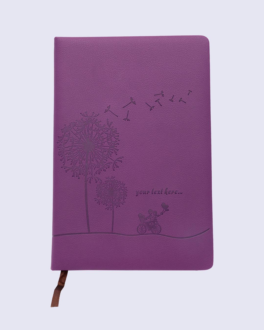 Notebook, Abstract Design, Purple, Paper - MARKET 99