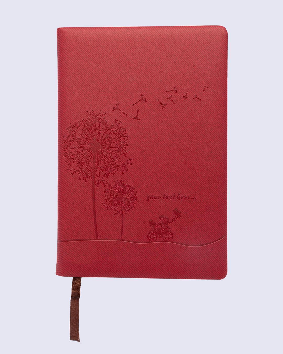 Notebook, Abstract Design, Red, Paper - MARKET 99