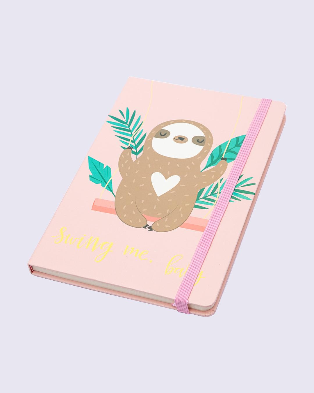 Notebook, Animal Print, for Home, Office, & School, Diary & Journal, Pink, Paper - MARKET 99