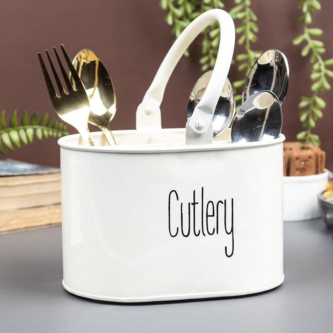 Off White Cutlery Holder - MARKET 99