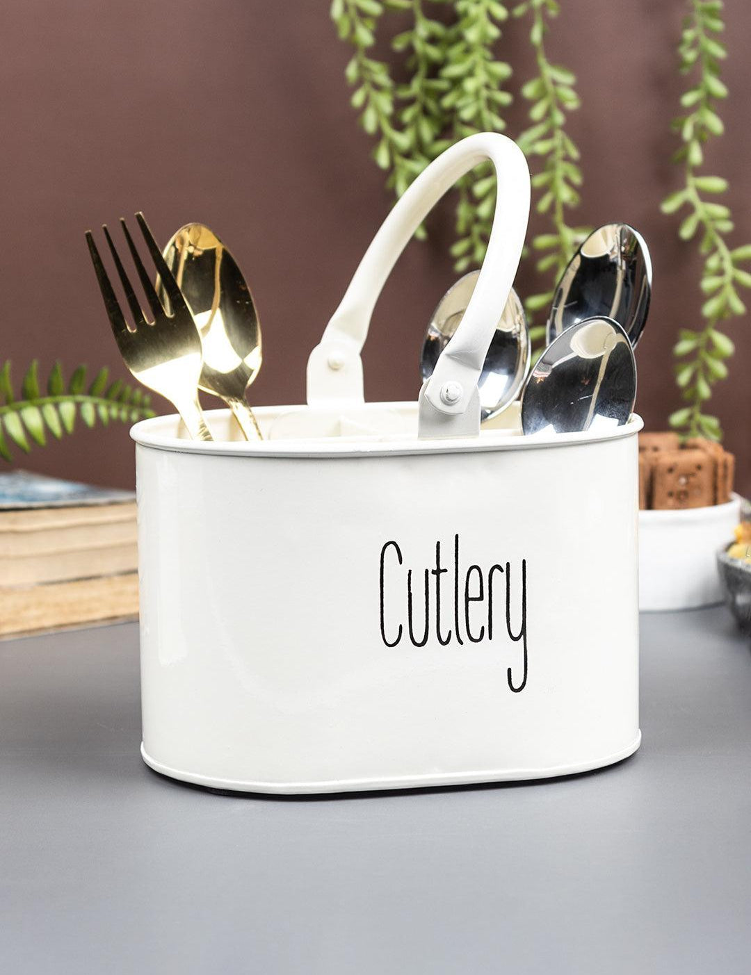 Off White Cutlery Holder - MARKET 99