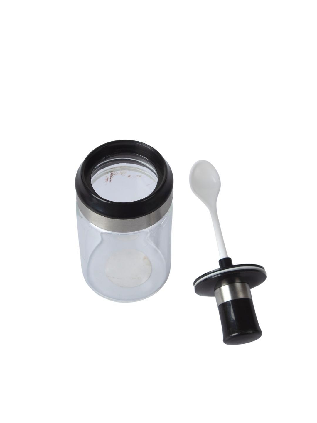 Oil Brush & Spice Spoon Jar Set Of 2 (Each 250 Ml) - MARKET 99