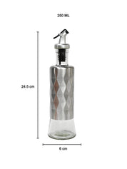 Oil Dispenser - 250Ml, Silver - MARKET 99