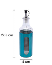 Oil Dispenser, Blue, Glass, Set Of 2, 350 mL - MARKET 99