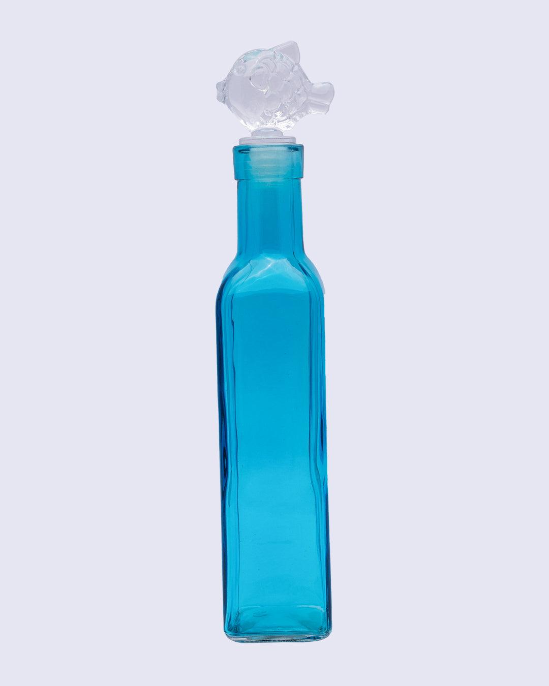 Oil Dispenser, for Cooking, Blue, Glass, 300 mL - MARKET 99