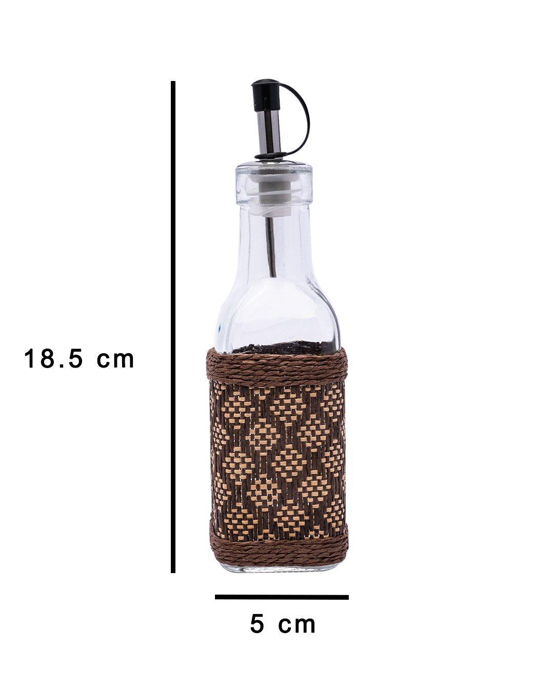 Oil Dispenser, for Cooking, Brown, Glass, 280 mL - MARKET 99