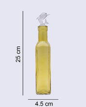 Oil Dispenser, for Cooking, Yellow, Glass, 300 mL - MARKET 99