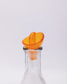 Oil Dispenser, for Kitchen, Orange Colour, Glass, 280 mL - MARKET 99