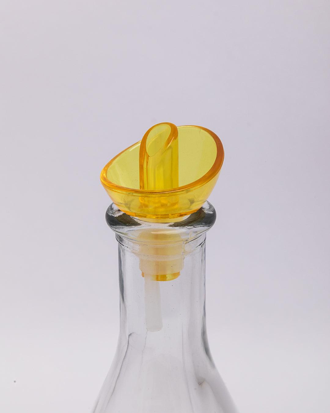 Oil Dispenser, for Kitchen, Yellow Colour, Glass, 280 mL - MARKET 99