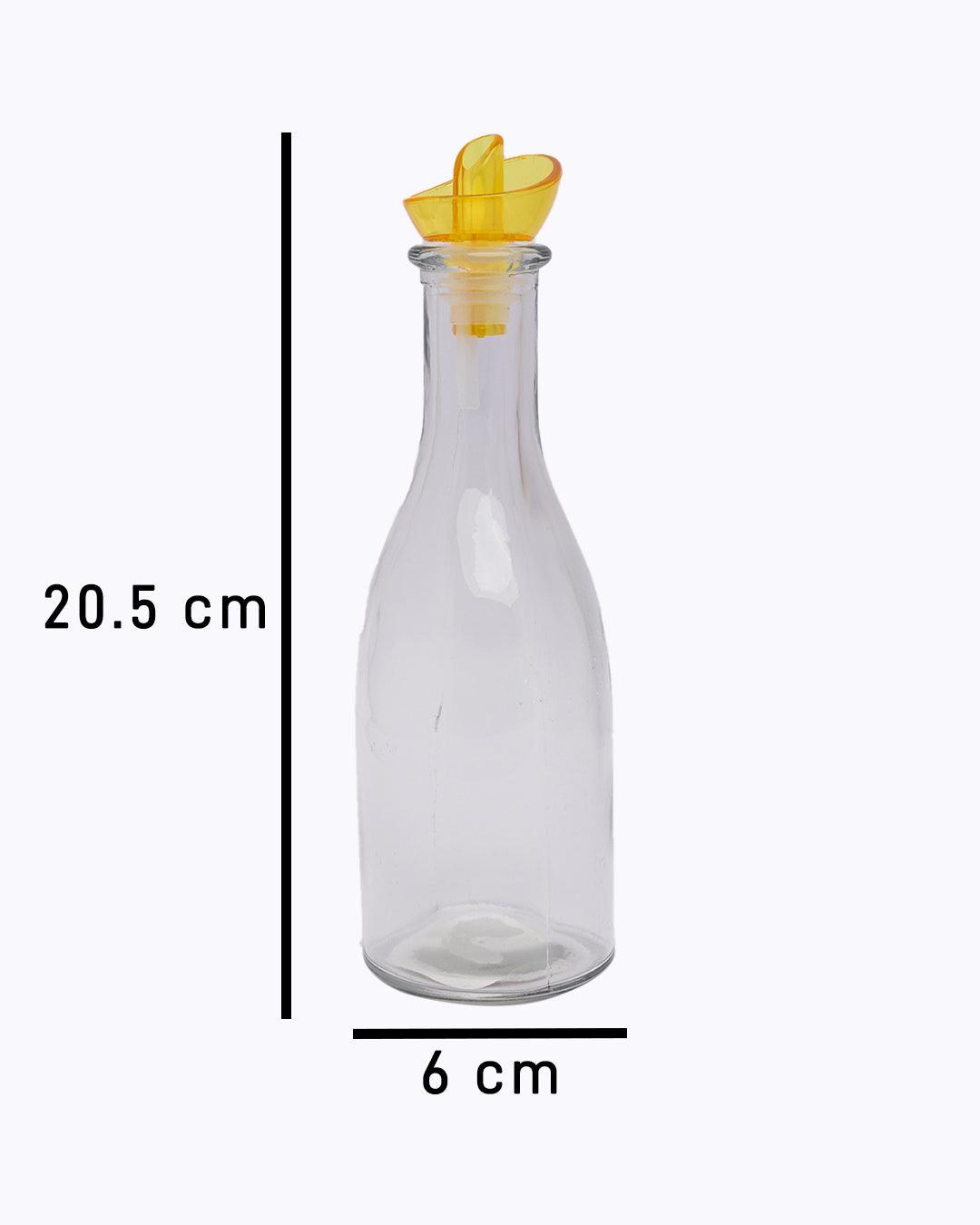 Oil Dispenser, for Kitchen, Yellow Colour, Glass, 280 mL - MARKET 99