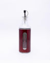 Oil Dispenser, Red, Glass, Set Of 2, 350 mL - MARKET 99