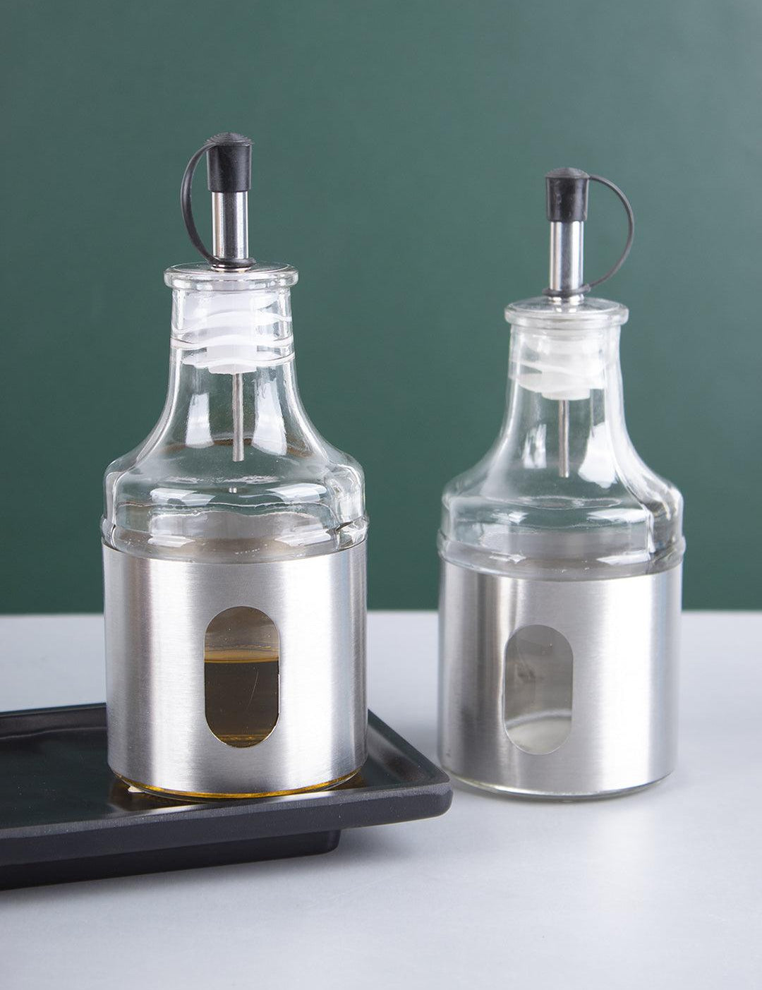 Oil Dispenser Set Of 2 (Each 220 Ml) - MARKET 99