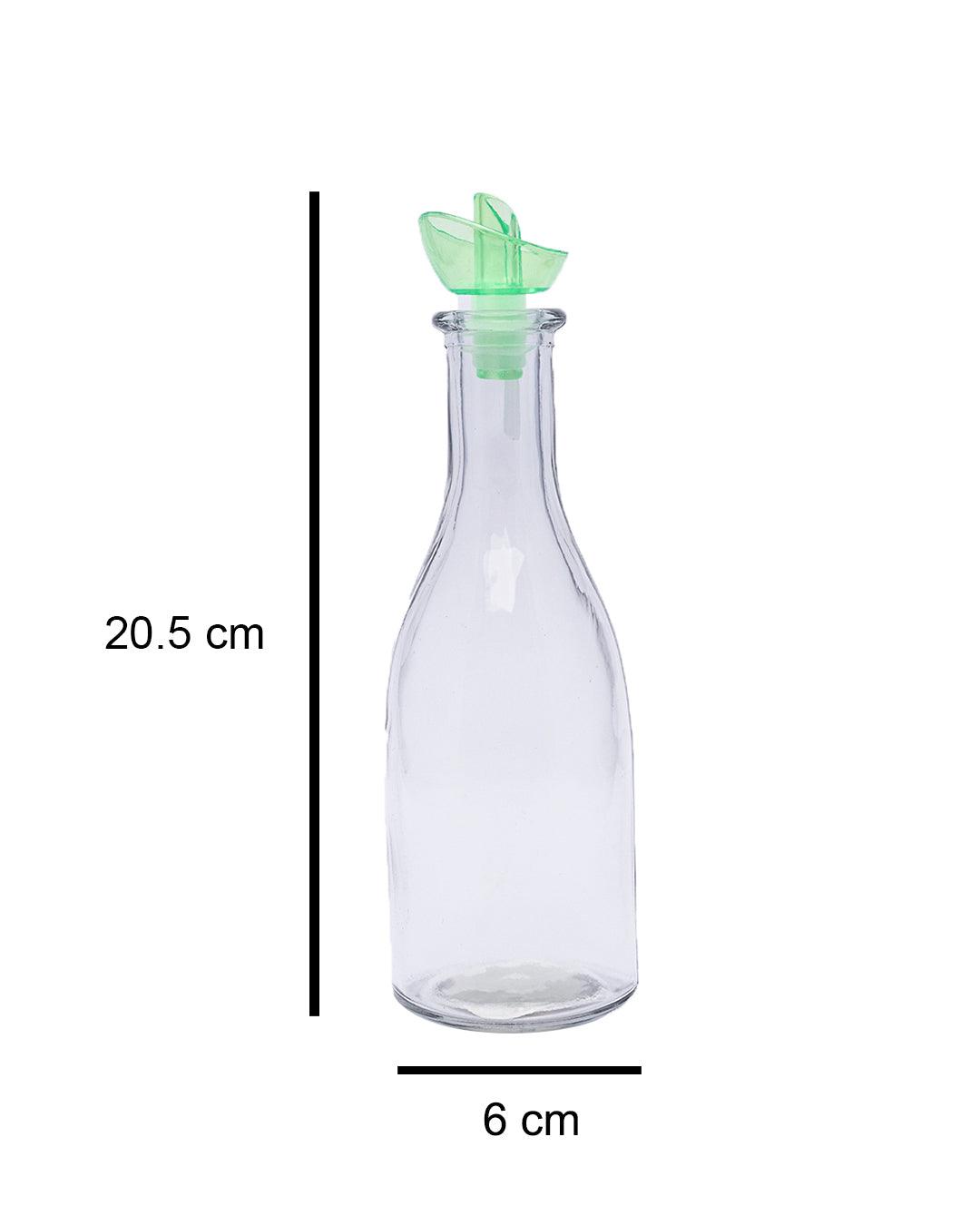 Oil Dispensers, for Kitchen, Green Colour, Glass, 280 mL - MARKET 99