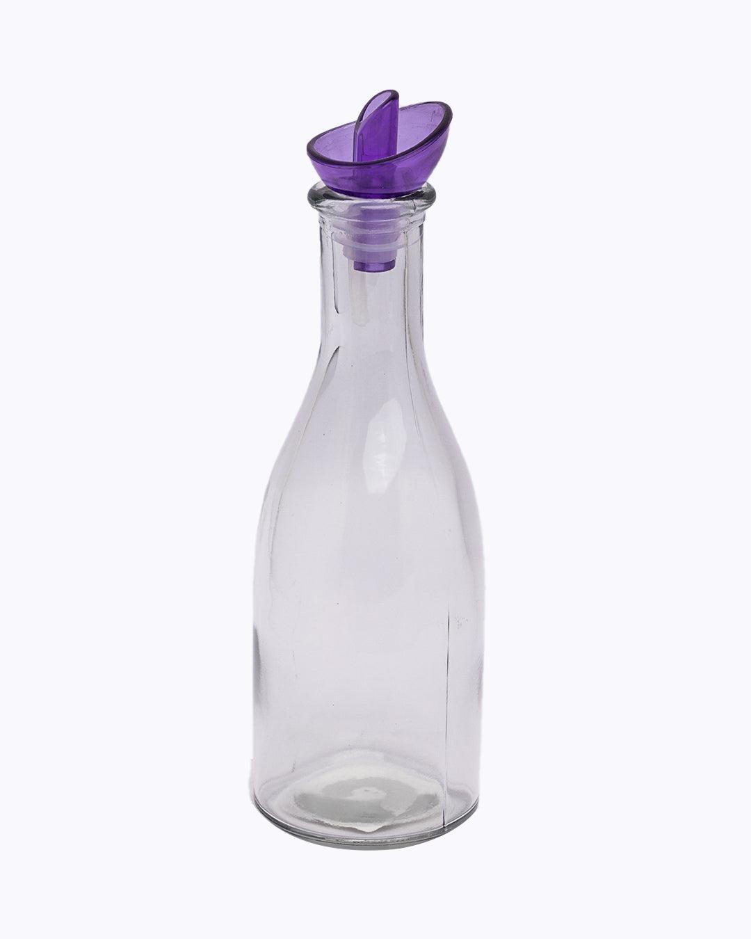 Oil Dispensers, for Kitchen, Purple Colour, Glass, 280 mL - MARKET 99