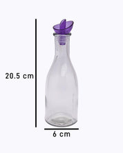 Oil Dispensers, for Kitchen, Purple Colour, Glass, 280 mL - MARKET 99