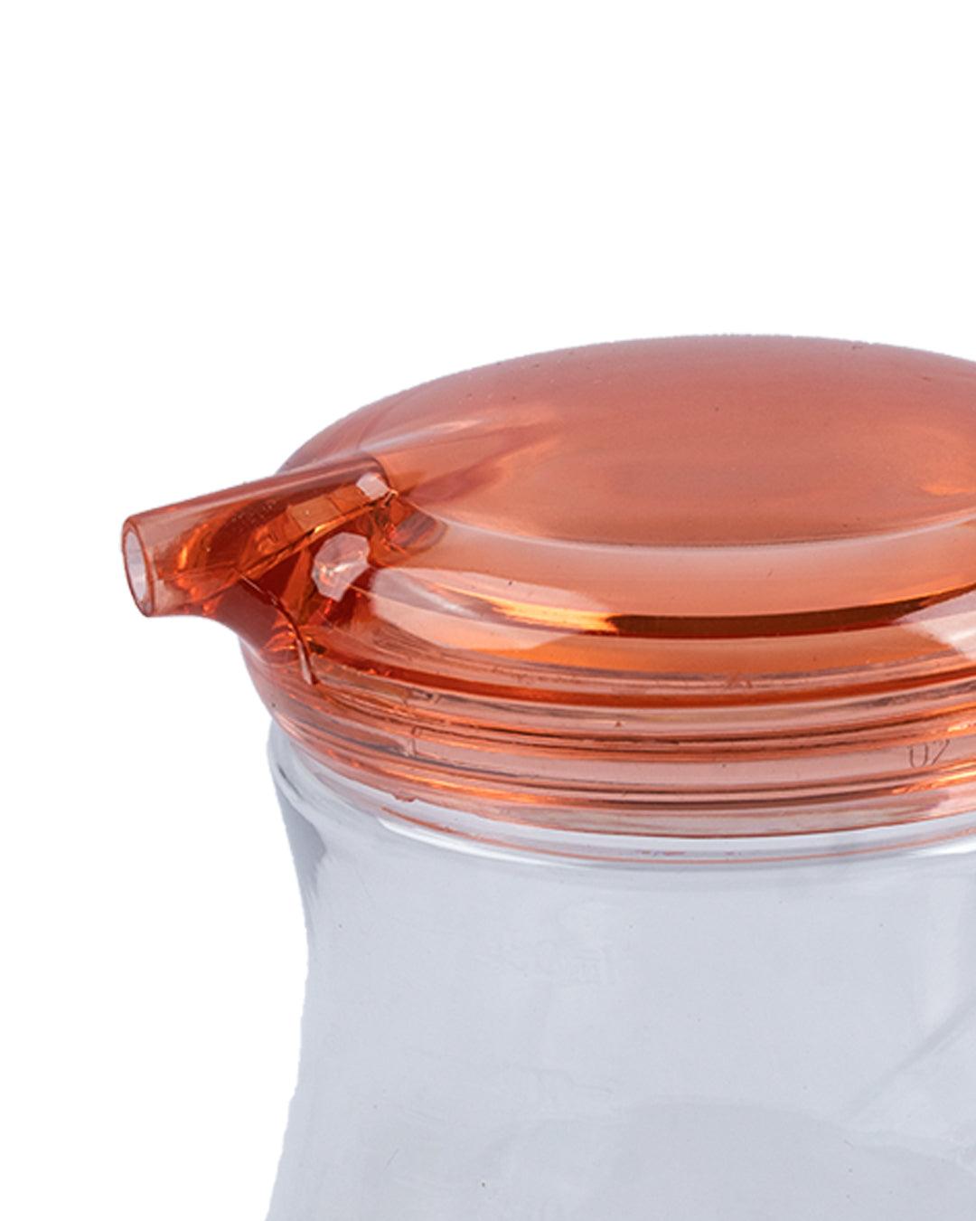 Oil Pourer Jug, Orange, Plastic, 450 mL - MARKET 99