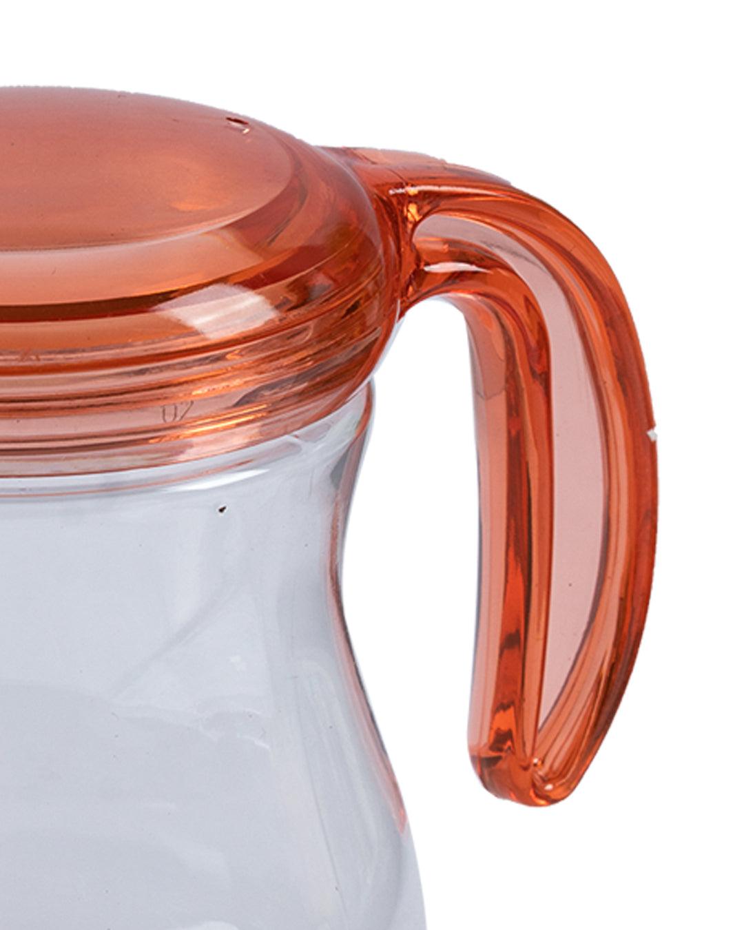 Oil Pourer Jug, Orange, Plastic, 450 mL - MARKET 99