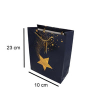 Paper, Gift Bag (Large) Pack Of 3, Printed Star, Glitter : Finish, Multicolor