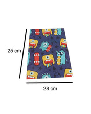 Paper, Note Book Pack Of 4 (Pages : 64  In Each Notebook) , Cartoon Print, Plain : Finish, Multicolor