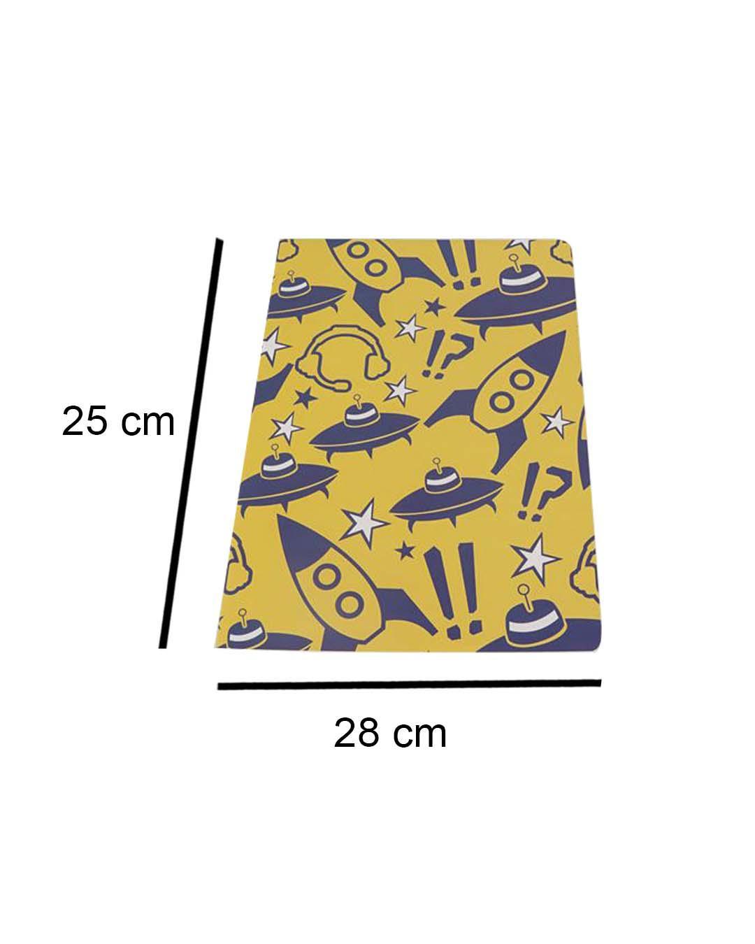 Paper, Note Book Pack Of 4 (Pages : 64  In Each Notebook) , Cartoon Print, Plain : Finish, Multicolor