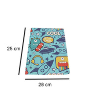 Paper, Note Book Pack Of 4 (Pages : 64  In Each Notebook) , Cartoon Print, Plain : Finish, Multicolor