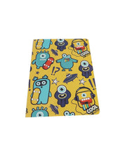 Paper, Note Book Pack Of 4 (Pages : 64  In Each Notebook) , Cartoon Print, Plain : Finish, Multicolor