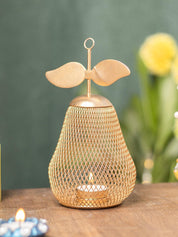 Pear T- Lite Holder - Golden & Metal - MARKET 99