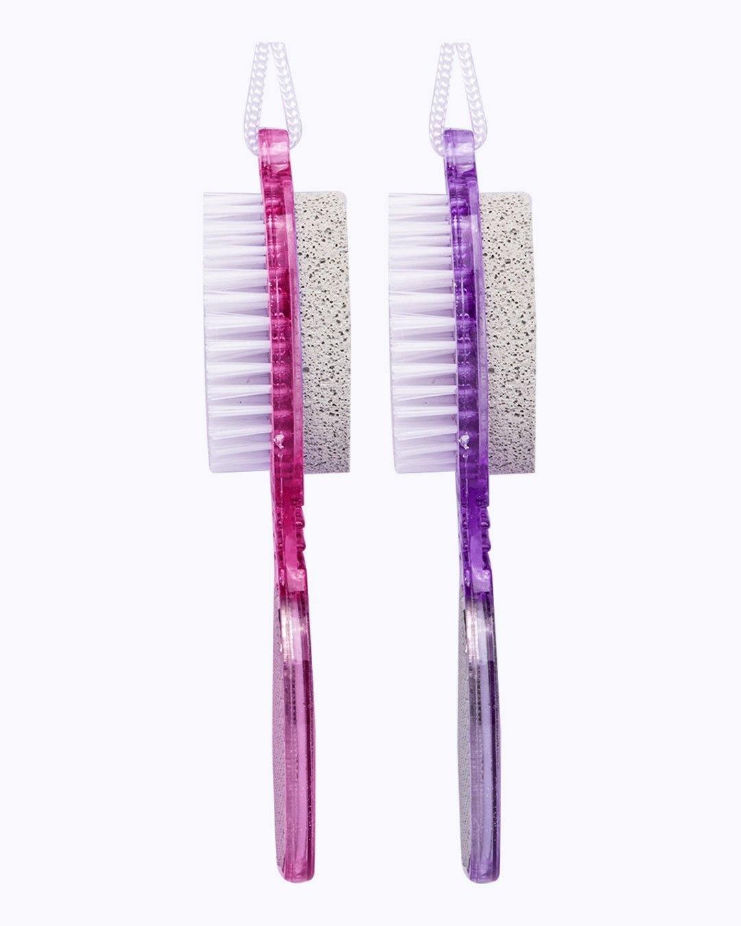 Pedicure Paddle, Set of 2, Purple & Red, Plastic - MARKET 99