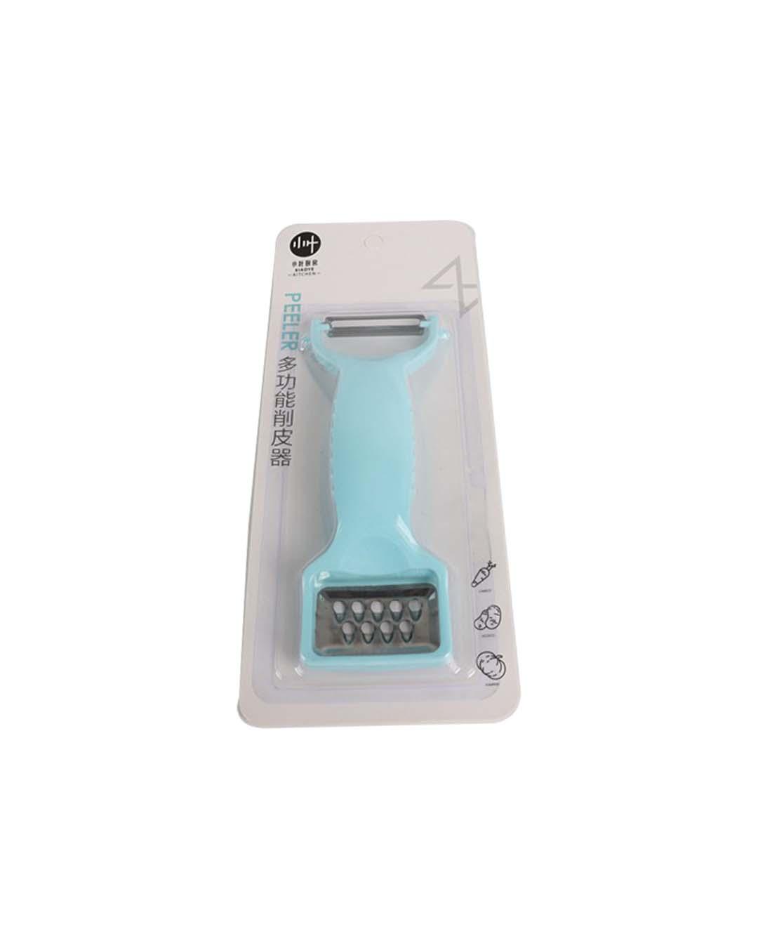 Peeler with Built-In Grater, Turquoise, Plastic - MARKET 99
