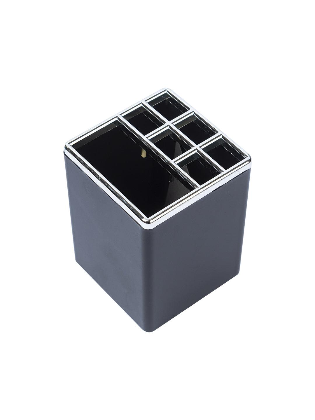 Pen holder with 7 Compartments, Assorted Dark Colour - MARKET 99