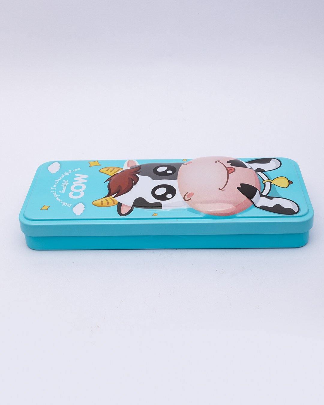 Pencil Box, Blue, Tin - MARKET 99