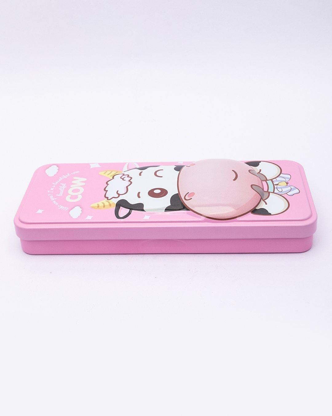 Pencil Box, Pink, Tin - MARKET 99