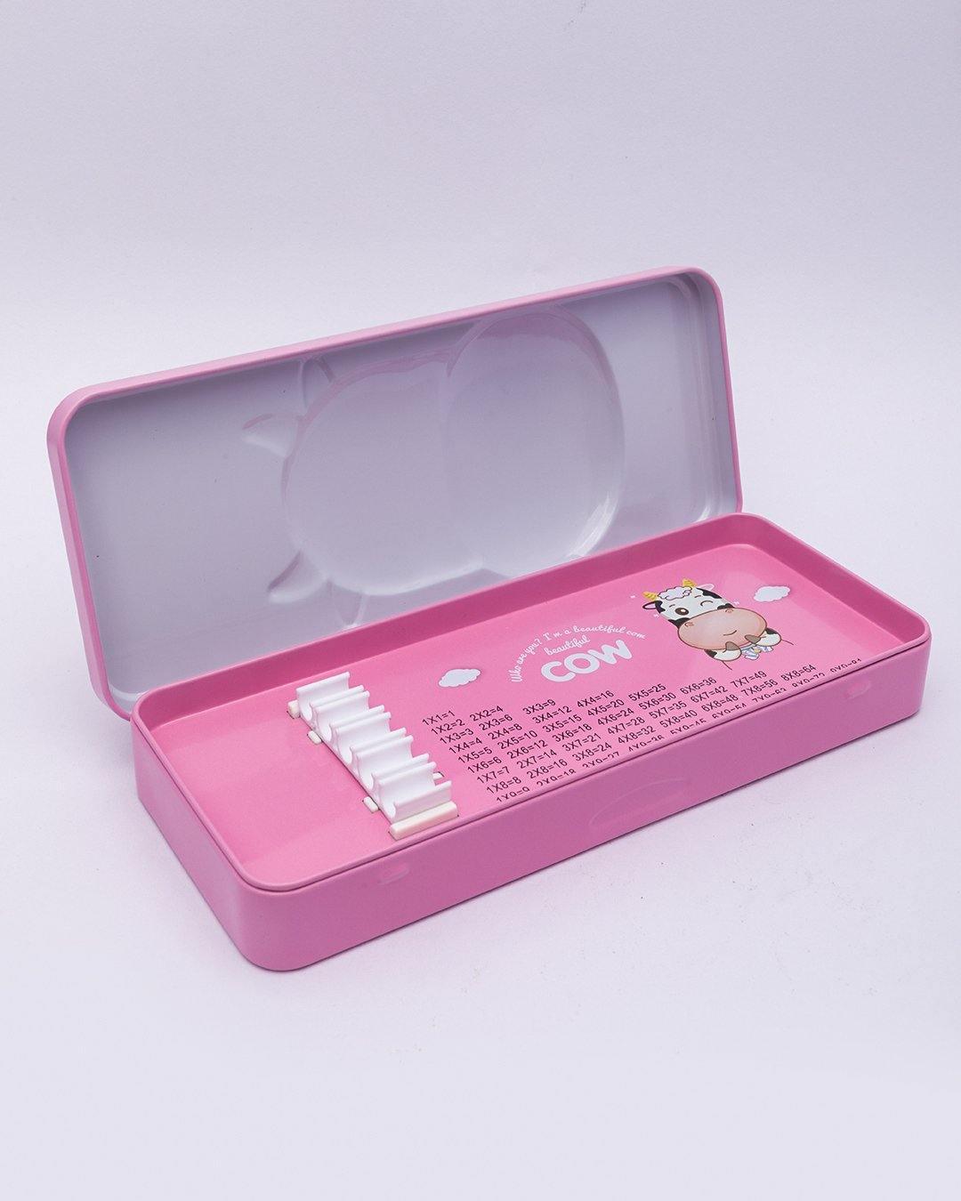 Pencil Box, Pink, Tin - MARKET 99