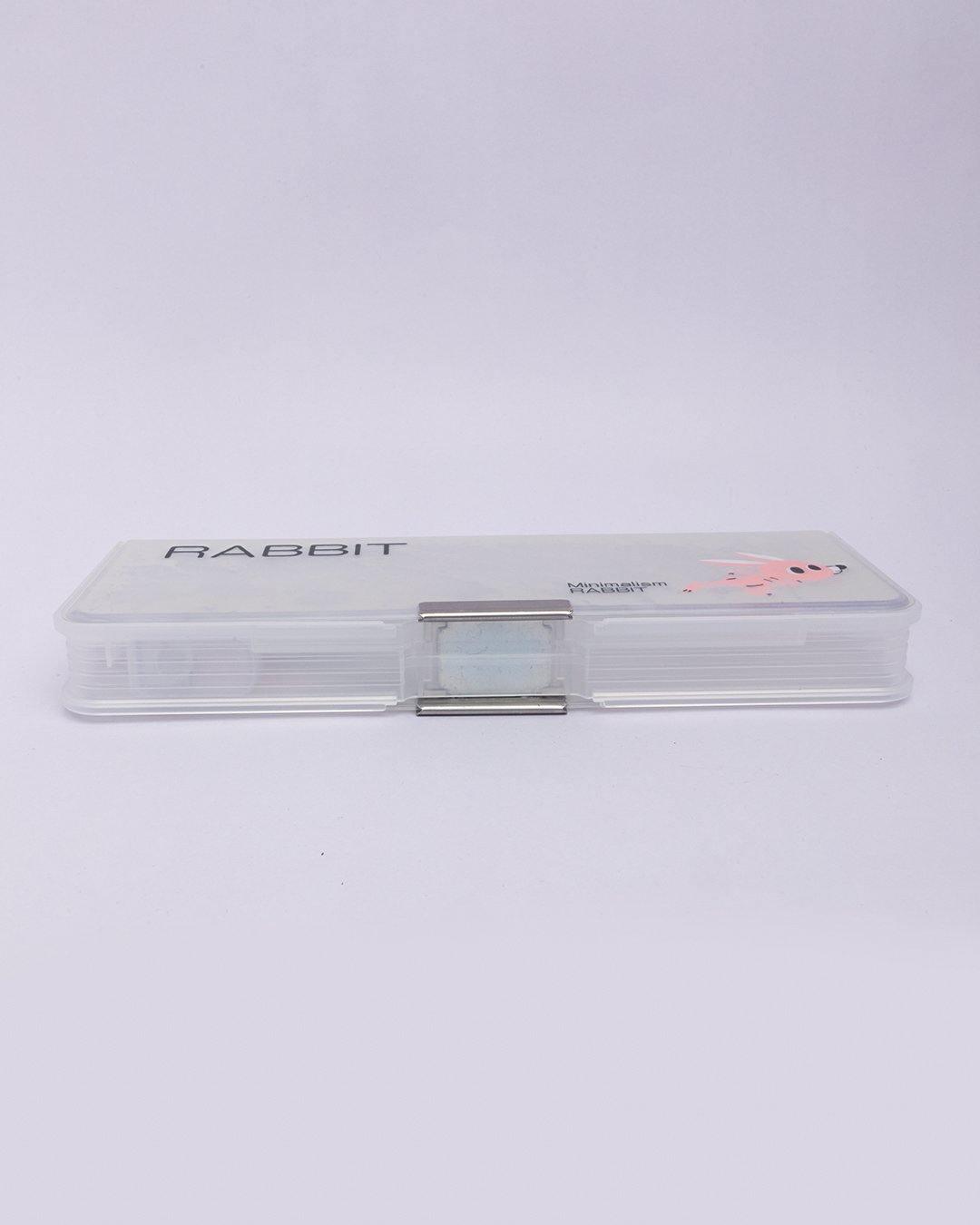 Pencil Box, White, Plastic - MARKET 99