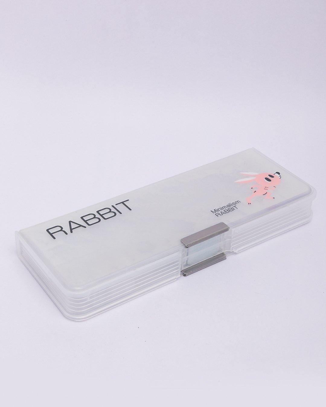 Pencil Box, White, Plastic - MARKET 99