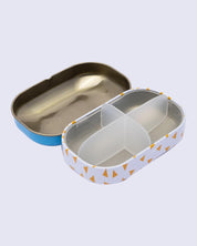 Pill Box, Pill Storage Box, Light Blue, Tin, Set of 2 - MARKET 99