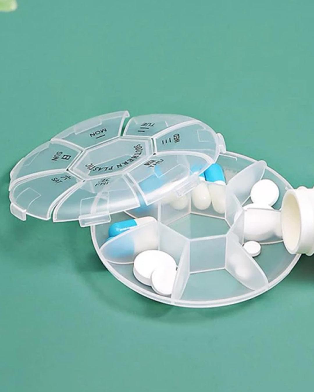 Pill Box, Transparent, Plastic - MARKET 99