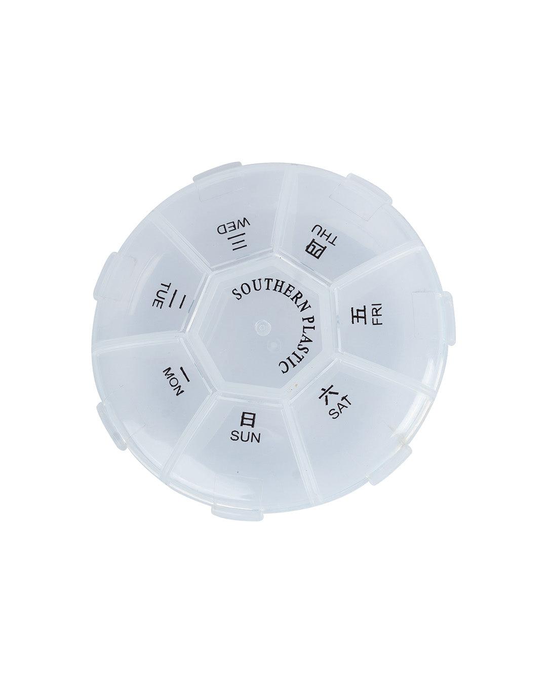 Pill Box, Transparent, Plastic - MARKET 99