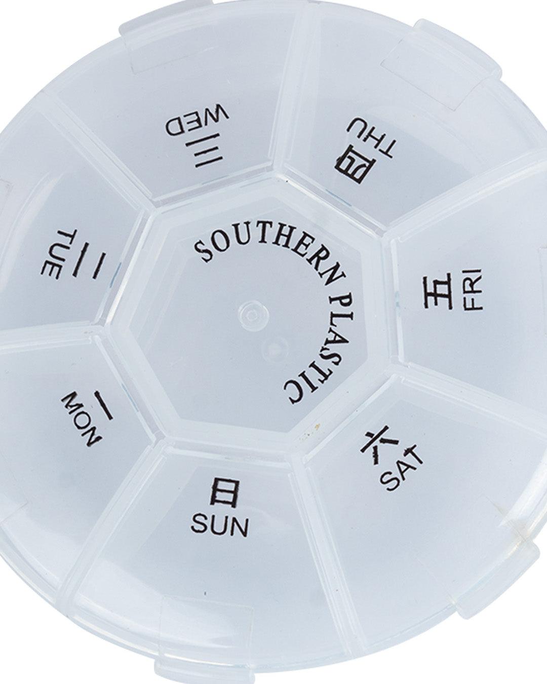 Pill Box, Transparent, Plastic - MARKET 99