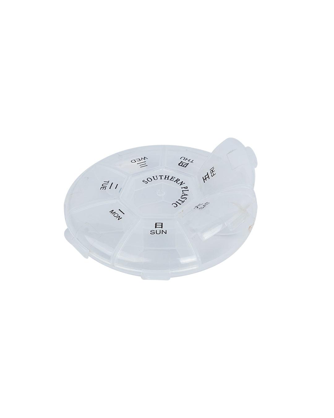 Pill Box, Transparent, Plastic - MARKET 99