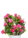 Pink Artificial Flower Vase Home Decor