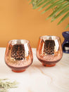 Pink Glass Tealight Candle Holders Pack Of 2 Pcs - MARKET 99