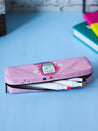 Pink Pencil Bag Pouch - Fish Print - MARKET 99