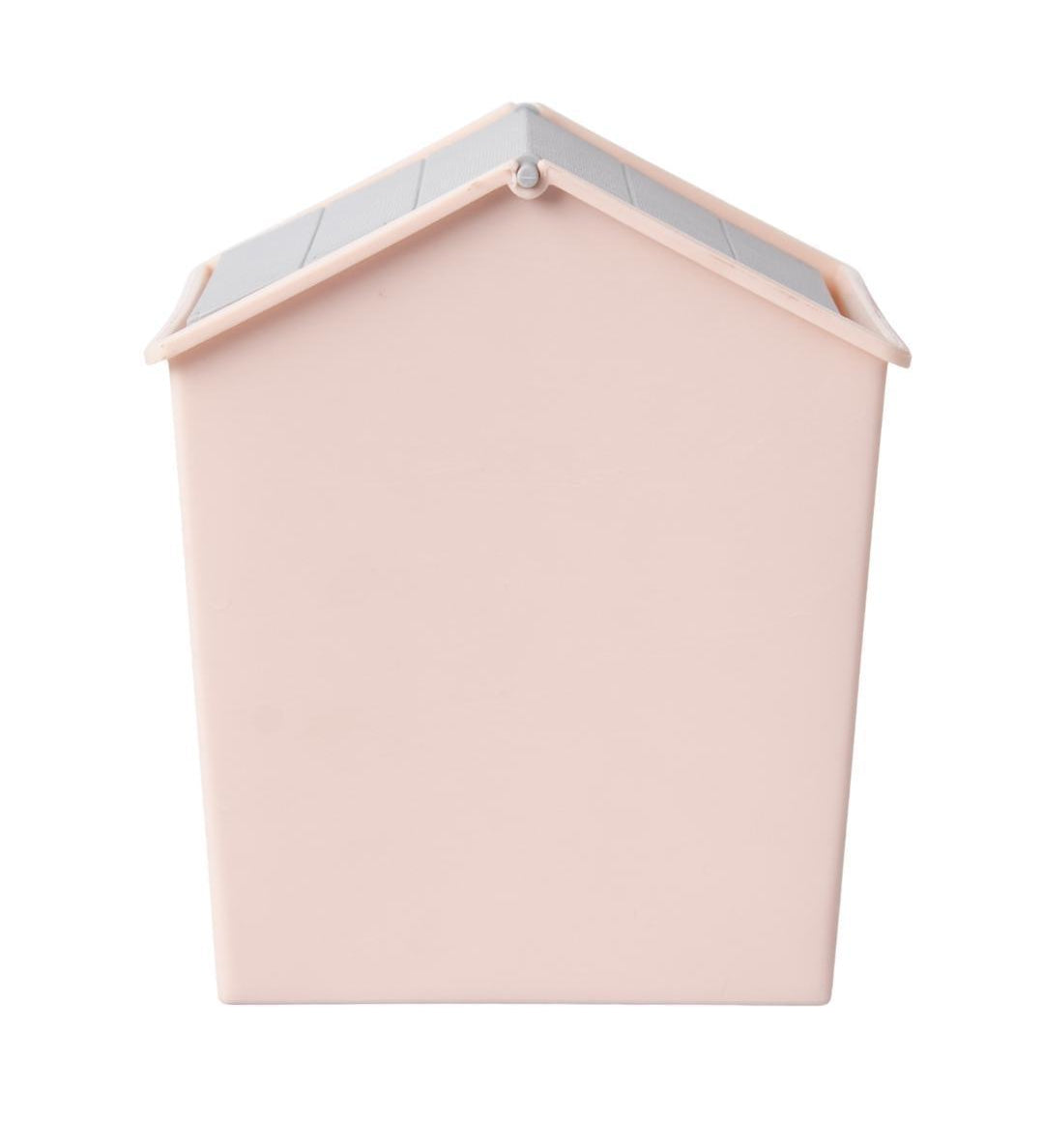 Pink Plastic Swing Dustbin