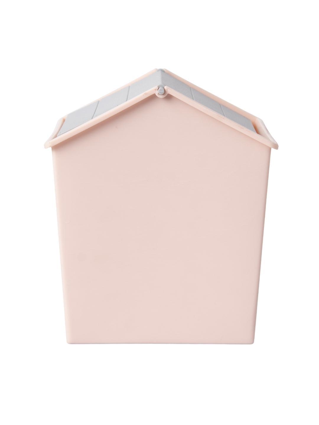 Pink Plastic Swing Dustbin